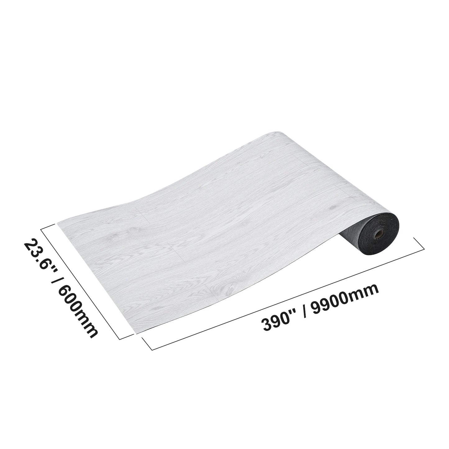 VEVOR Self Adhesive Vinyl Floor Tiles 1.5mm Thick Peel & Stick Light Wood Grain DIY Flooring for Kitchen Dining Room Bedroom