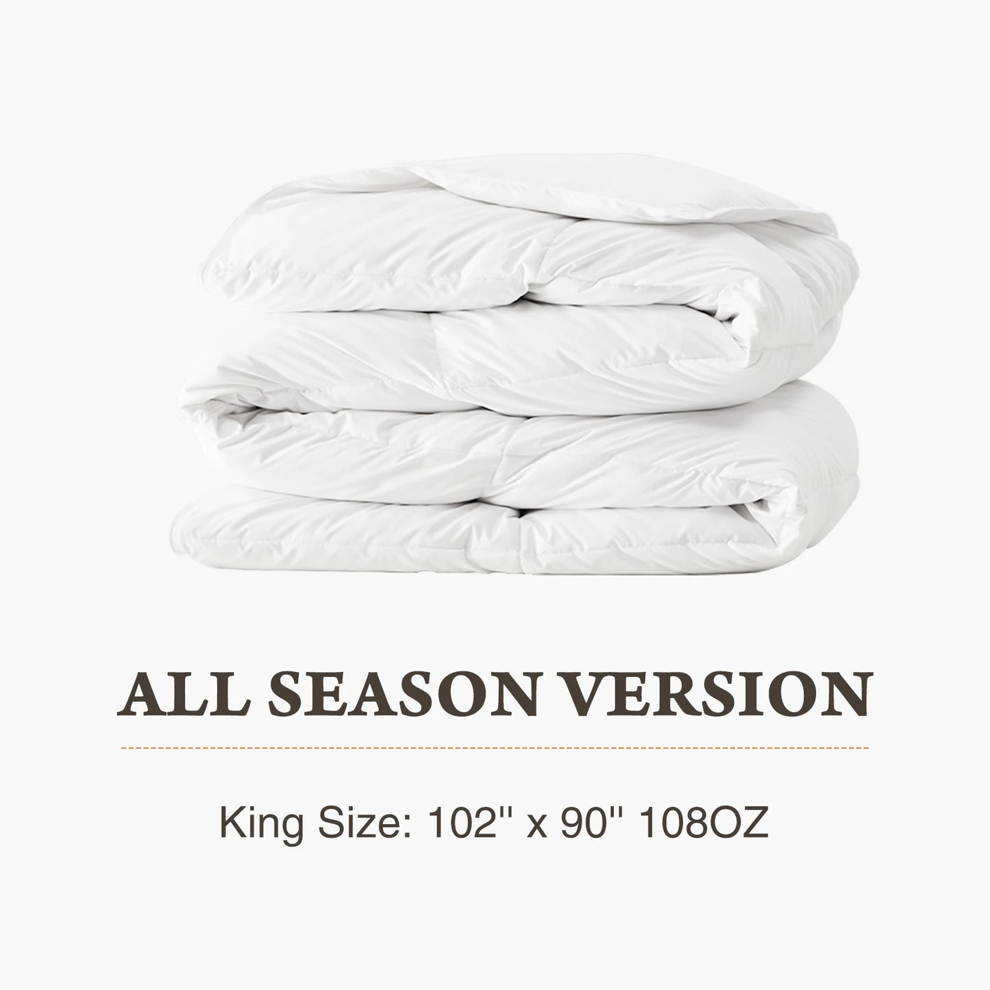 JHK All Season Comforter With Corner Tabs Bedding Set