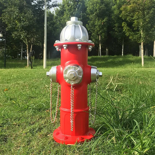 Dog fire hydrant urinal column, puppy urinal training column, garden lawn decoration, firefighter men's gift