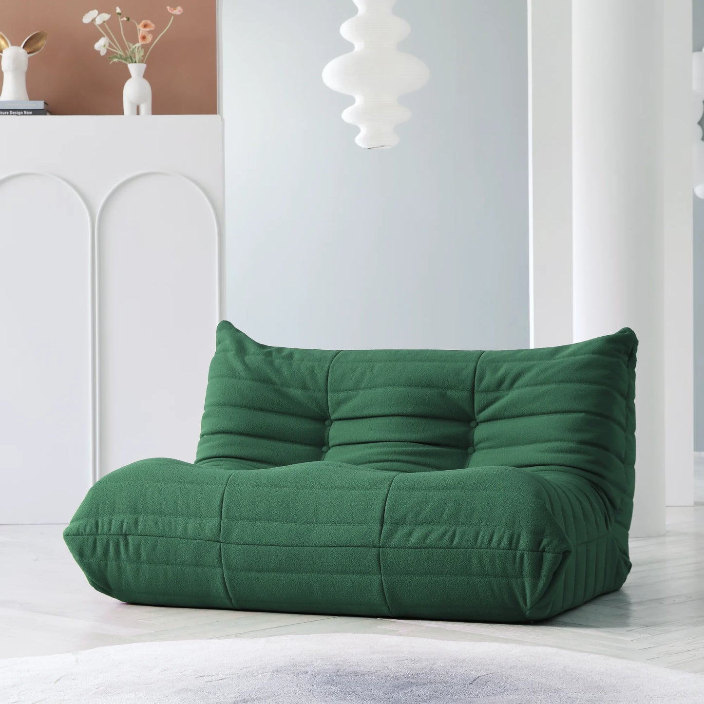 Sdorens Velvet Teddy Bean Bag Sofa Lounger Ultracomfortable Extravagances Deluxe