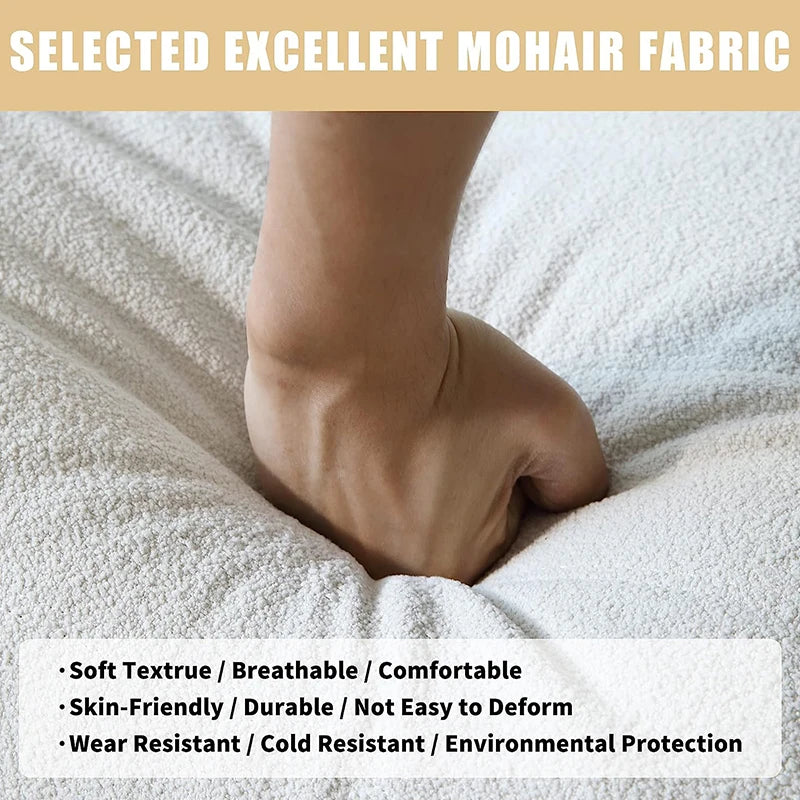 Sdorens Velvet Teddy Bean Bag Sofa Lounger Ultracomfortable Extravagances Deluxe