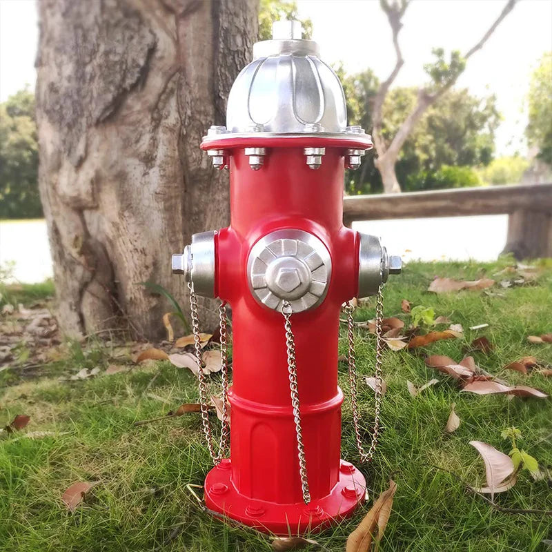 Dog fire hydrant urinal column, puppy urinal training column, garden lawn decoration, firefighter men's gift