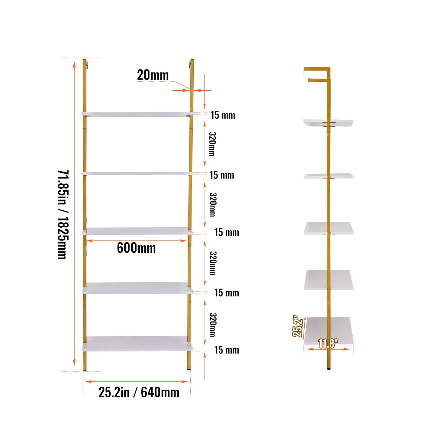 SucceBuy Industrial Pipe Shelf Wall Mount Floating Rustic Shelves